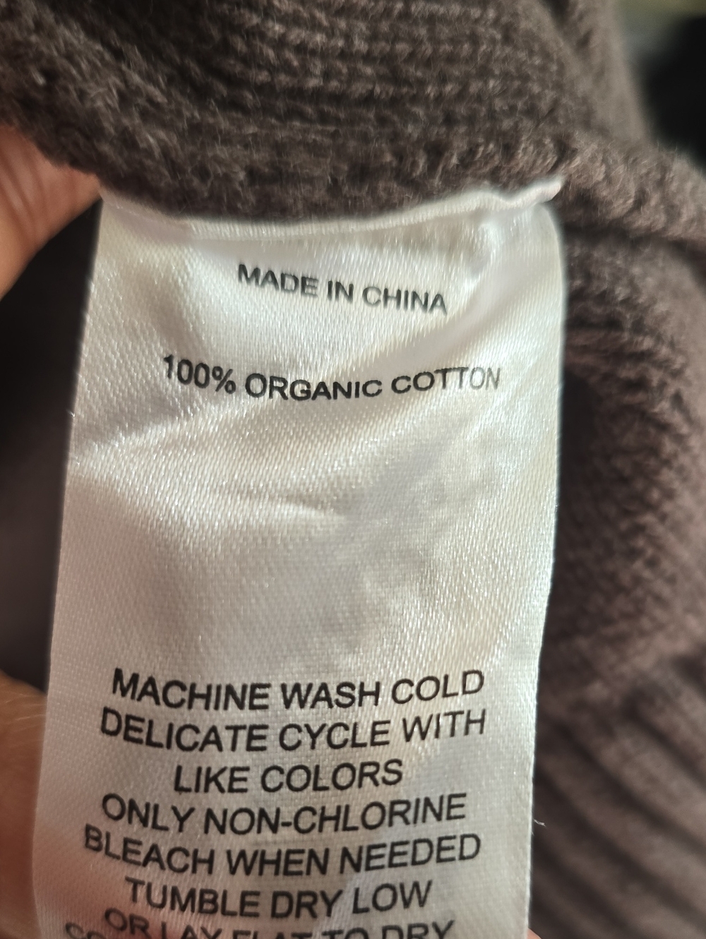 Quince cropped cardigan sweater 100% organic cotton size M - Picture 4 of 4